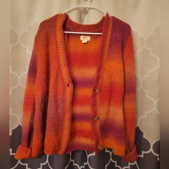 Maeve by Anthropologie Ombre Cardigan - Picture 2 of 6